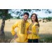 Embroidered blouse "Black&Yellow" 
